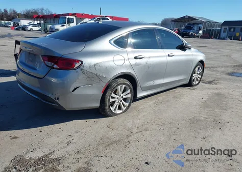 2015 Chrysler 200 Limited z USA, uszkodzony, nr VIN 1C3CCCAB3FN680482